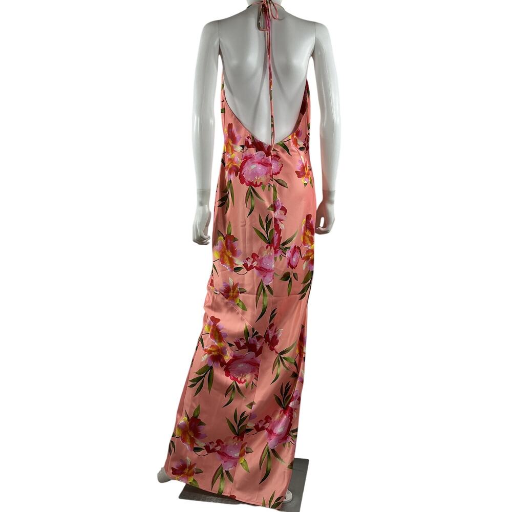 Nbd Floral Watercolor Rose Nicolette Gown Size M - Picture 3 of 5